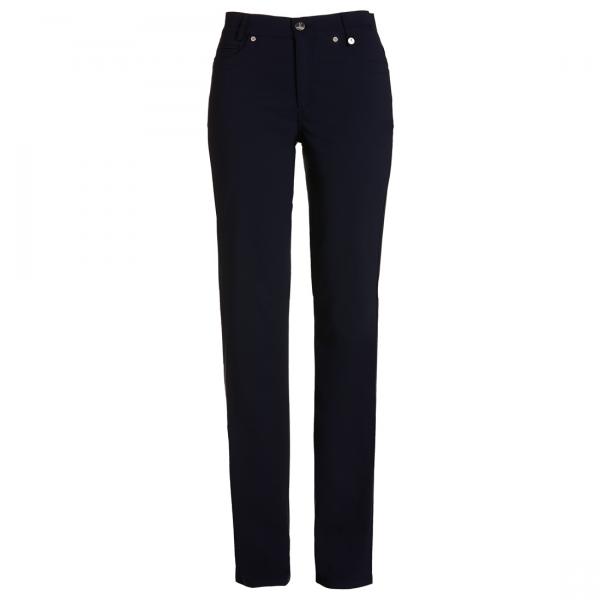 GOLFINO Flexible ladies' trousers made from a particularly lightweight textile material